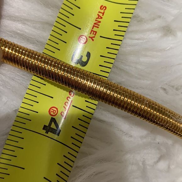 STRETCHY Skinny belt goldtone women’s - Picture 2 of 6